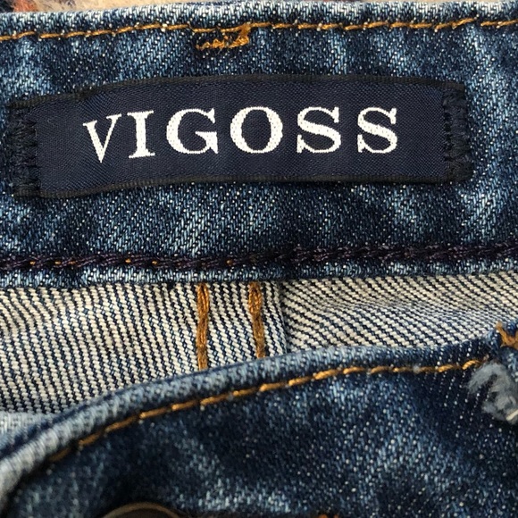 VIGOSS High Rise Friday Tapered Boyfriend Jeans 28 Inseam 26 EUC - Picture 7 of 9